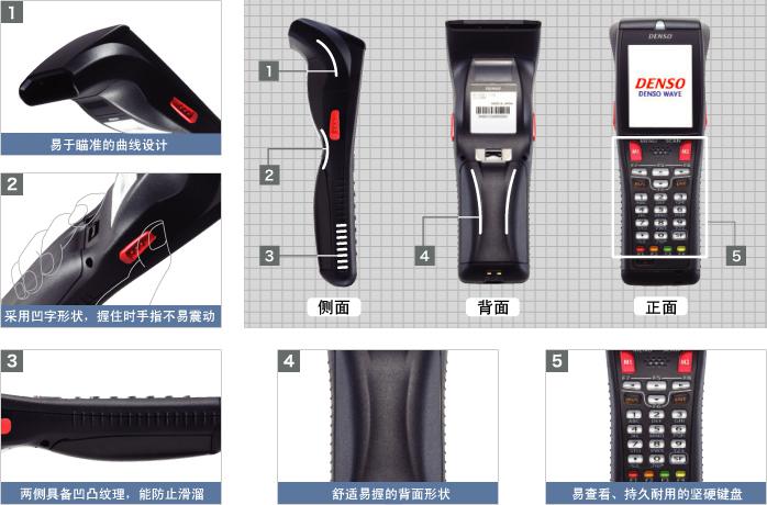 Denso BHT-800Q數(shù)據(jù)采集器 外形設(shè)計(jì)